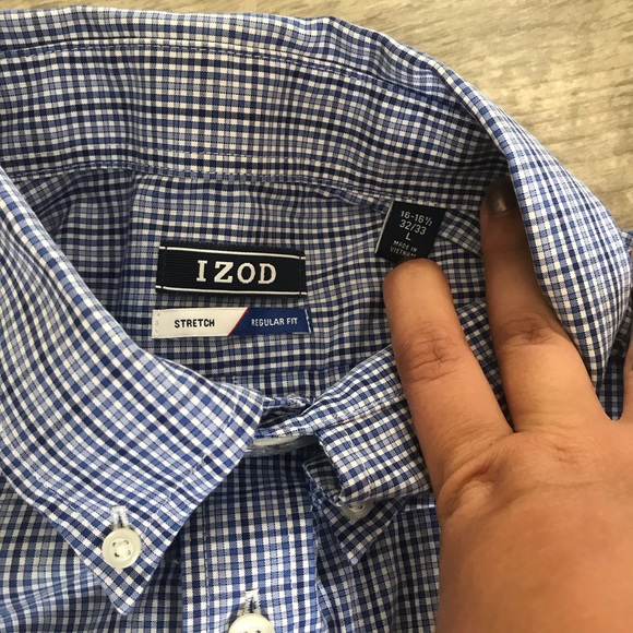 Blue Plaid Button Up - Picture 3 of 4